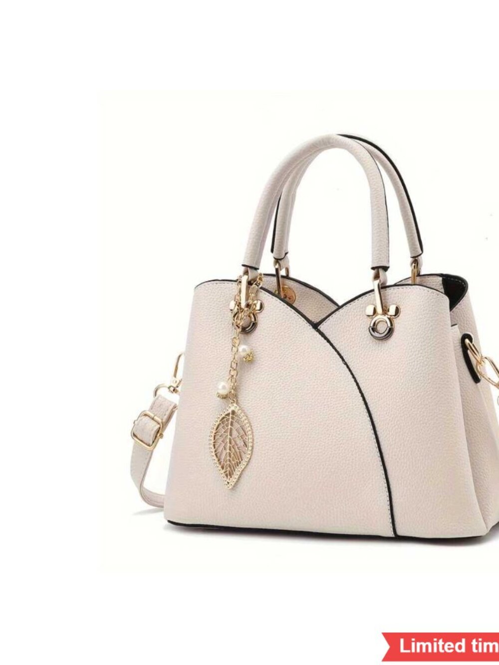 Large Capacity Oversized Handbag Tote Diaper Bag Non-Woven Wrist Strap Zipper